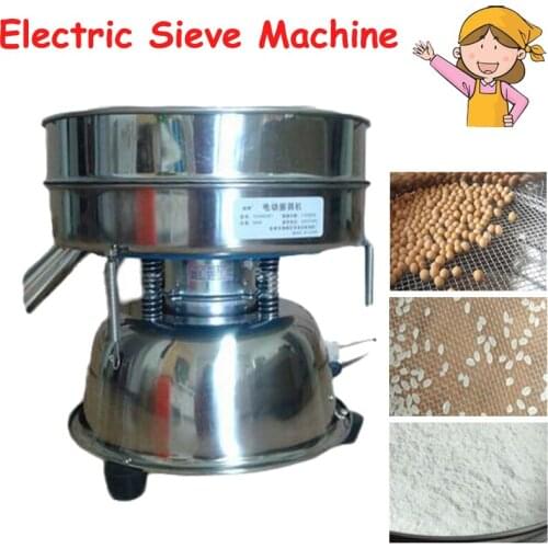 Electric Powder Sieve Machine Electrical Vibrating Machine for Powder Particles Stainless Steel Sieve for Chinese Medicine