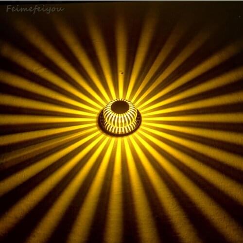 Feimefeiyou New LED indoor wall lamp creative corridor aisle lamp party bar KTV decorative lamp modeling lamp round wall lamp