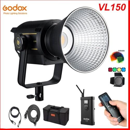 Godox VL150 VL-150 150W 5600K White Version LED Video Light Photography Continuous Output Bowens Mount Studio Light App Support