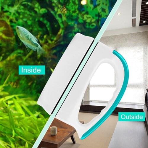 New Design Magnetic Aquarium Fish Tank Glass Algae Scraper Cleaner Magnetic Brush Aquarium Tank Fish Tools Floating Brush