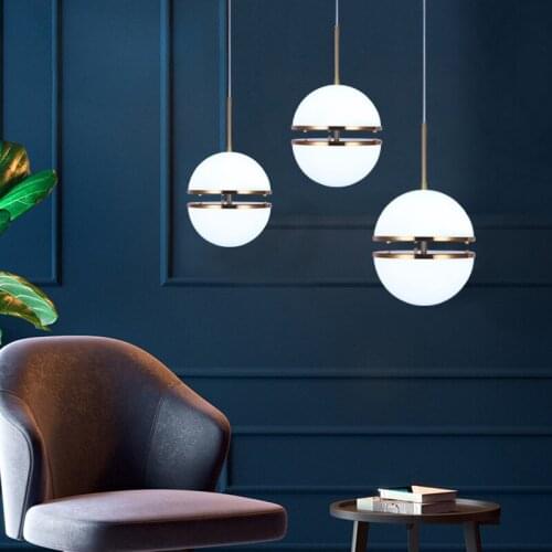 New Modern Parlor Led Pendant Lights Bedroom Bedside Hanglamp Restaurant Bar Pendant Lamp Creative Ceiling Fixture Home Art Deco