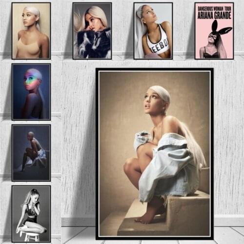 Famous Actress Sweetener Girl Pop Star Posters and Prints Canvas Painting Wall Art Picture Nordic Decoration Home Decor Plakat