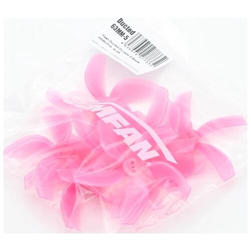 4Pairs Gemfan D63-5 (2.5'') Cinewhoop Props 5-Blade PC 1.5mm for RC FPV Racing 2.5inch Cinewhoop Ducted Drones 1105 5500KV