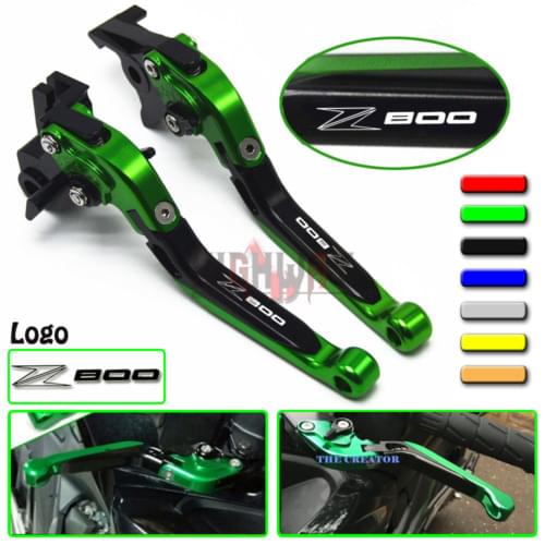 CNC Brake Handle Bar Lever Extendable Folding Adjustable Brake Clutch Levers For Kawasaki Z800 Z800E Z 800 Version 2013-2016