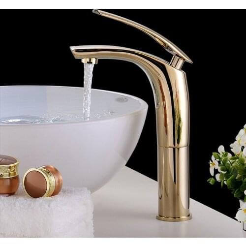 Basin Faucets Total Brass Bathroom Faucet Hot and Cold Water Basin Mixer Tap Cold/black/White Brass Toilet Sink Water Crane