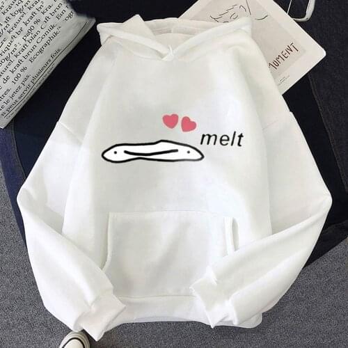 Korean Cartoon Hoodie Oversized Sweatshirt Women/Men Punk Clothes Dream Smp Melt Print Unisex Graphic Hoodies Loose streetwear 3