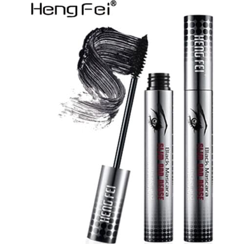 Hengfei Black Liquid Mascara Eyes Makeup Eyelashes Curling Pen Mascaras Eye Lash Thick Cosmetics Tool Lashes Lengthening Brush