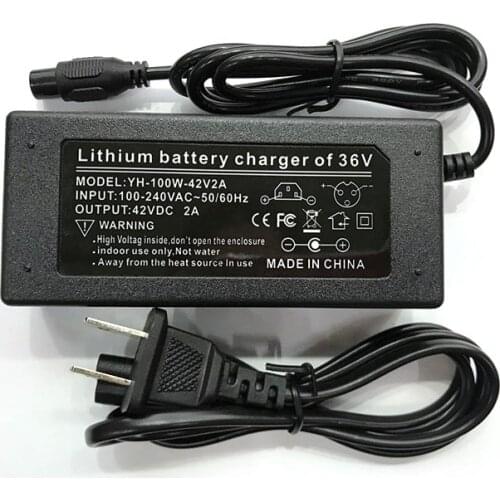 High-quality Universal 42V 2A Two-wheel Balance Electric Scooter Drift Car Lithium Battery Charger