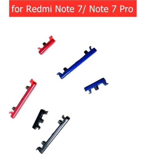 For Xiaomi Redmi Note 7/ Redmi Note 7 Pro Power Volume Button Side Key Button On Off Switch Key Replace Repair Spare Parts