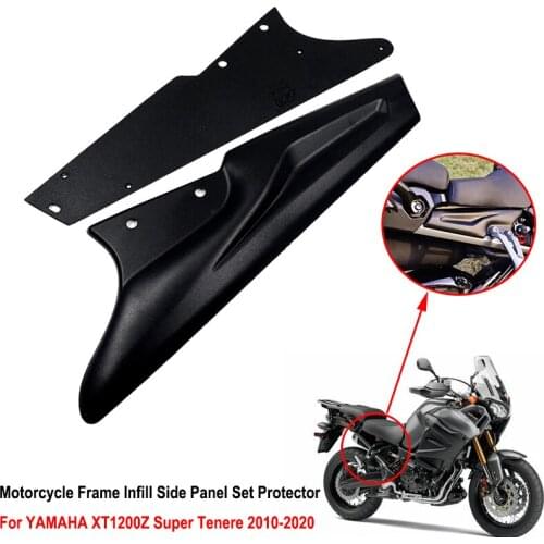 New Motorcycle Frame Infill Rear Side Panel Set Protector Guard Cover Protection For Yamaha XT1200Z Super Tenere 2010-2020