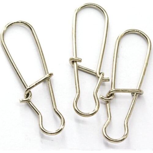 [1000 pcs] Ult Power Stainless Steel Pin Swivel Connector Lure Clip Snap Lock 000#~8# Saltwater Fishing accessory
