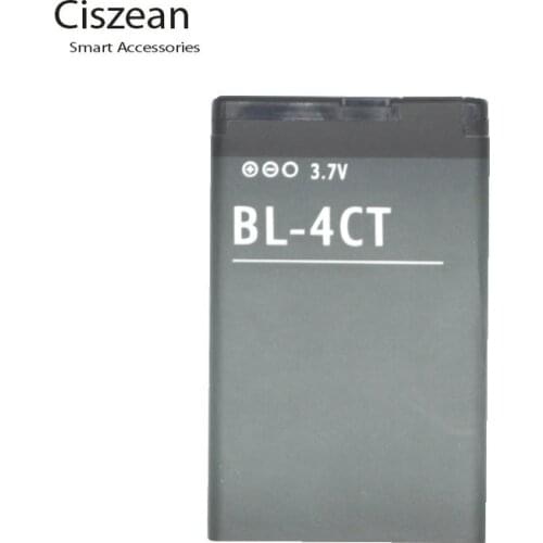 Ciszean 1x 860mAh Battery BL-4CT BL4CT BL 4CT For Nokia 5310 6700S X3 X3-00 7230 7310C 5630 2720 2720A 7210C 6600F Battery