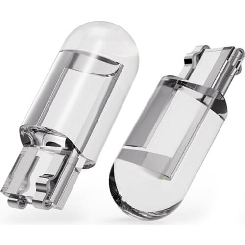 2PCS T10 Led Canbus W5W Bulb 194 168 Cob Led Car Bulb Wedge License Plate Lamp Dome Light Bulbs White Super Bright 12V