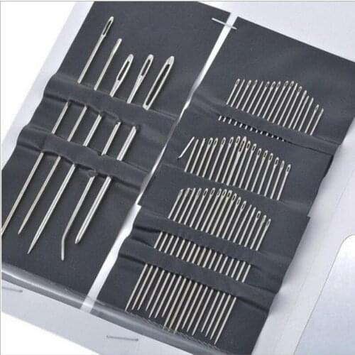 55PCS Sewing Needles DIY Embroidery Cross Stitch Needles Tool Handcraft Sewing Knitting Needles Practical Sewing Accessories