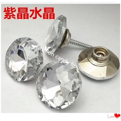 A5 Furniture Accessories crystal button buckle pouch crystal lens 25mm background wall decoration buttons