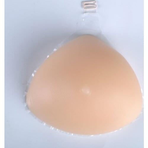 Classic Postoperative Fake Breast Breast Pad Triangle Silicone Breast Implant Portable Hook Summer Simulation Breast Implant