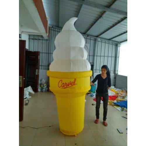 Beautiful inflatable ice cream cone for advertising can custom LOGO