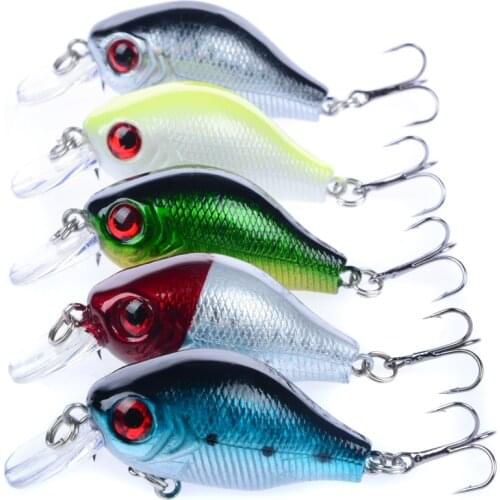 Crankbait Fishing Lure 5.5cm/8.5g Floating Artificial Plastic Hard bait Bass Fishing Wobblers Pike Trolling Pesca Carp Fishing