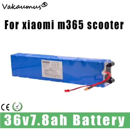 Vakaumus Brand High Quality Lithium Battery, 36V7.8 Ah7800mAh Lithium Ion Suitable for Mi M365 Electric Scooter 10S3P XAOMI M365
