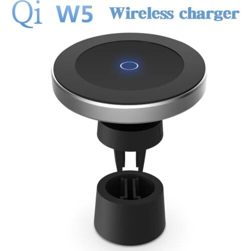 Lamjad Magnetic Wireless Car Charger for iPhone 11/11Pro/11ProMax/XsMax/Xr/8 Qi Car Phone Wireless Charger For Samsung S10/S9/S8