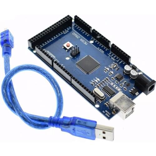 Mega2560 R3 ATmega2560-16AU (1pcs Board +1pcs USB Cable) Mega2560 REV3 for Arduino Compatible no logo DIY RC Toy Parts