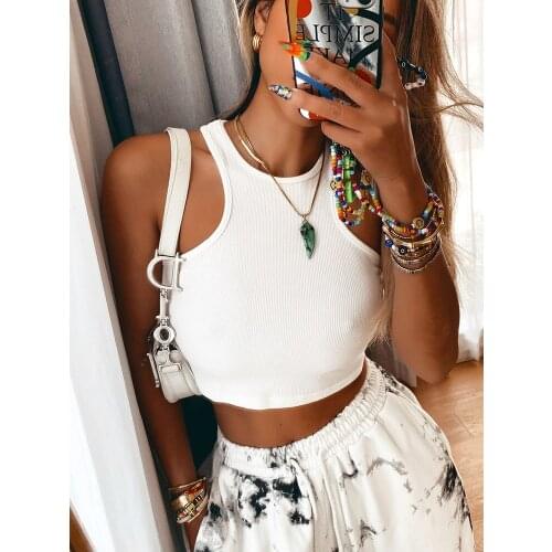 Women's Cropped Tank Tops Momoluna China