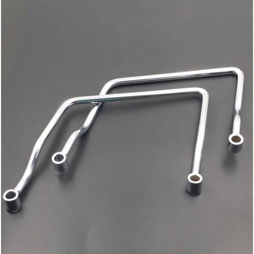 Motorcycle Chrome 11 CM Saddle bag Support Bar Mount Bracket For Honda Shadow ACE VT1100 / Sabre 1100 C2 1995 1999 1996 1997 98