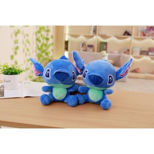Custom Design Soft Small Bodi Big Head Cute Stitch Plush Toy For Home