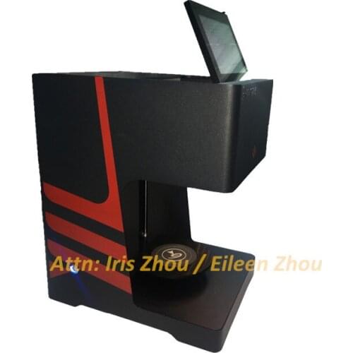 Easy to operate new design selfie coffee printer machine black and white color optional