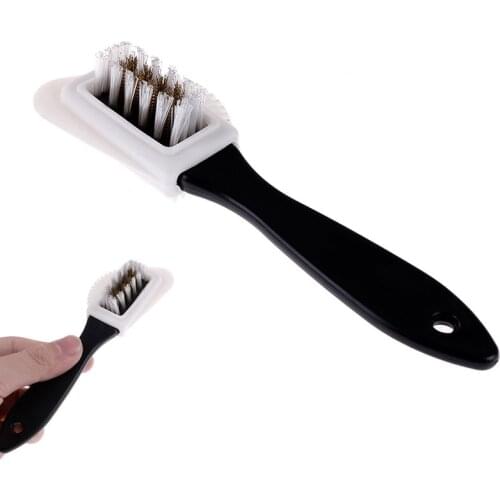 Suede Shoe Brush Cleaning Brush And Rubber Eraser Set Black S Shaped Shoes Cleaner For Suede Nubuck Boot Shoe