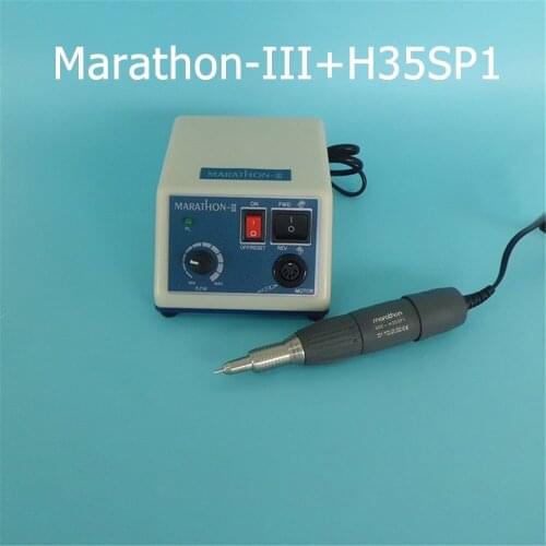 Dental Lab Marathon-III Micromotor 35,000RPM Handpiece Equipment Original Seayang Marathon H37L1/H35SP1/M33ES 35K rpm Handpiece