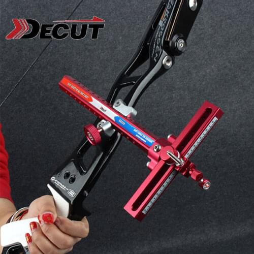 Archery Recurve Aluminum Bow Sights Laser Micro Adjust Optical Fiber Micro Optic Sight Flecha Hunting 1 Pins Shooting Acceeory