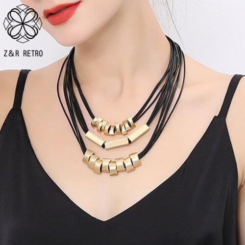 Trend Neck Choker Necklace Chains Collar Suspension Pendants 2021 Fashion Costume Jewelry for Women Goth Unusual Accessories