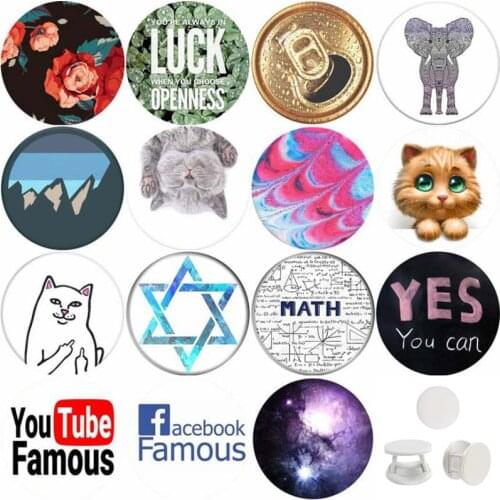 Universal попсокет for Phones Hot Round Smartphone Desk Stand Ring pocket socket Multi-Function Expanding Popped Phone Holder