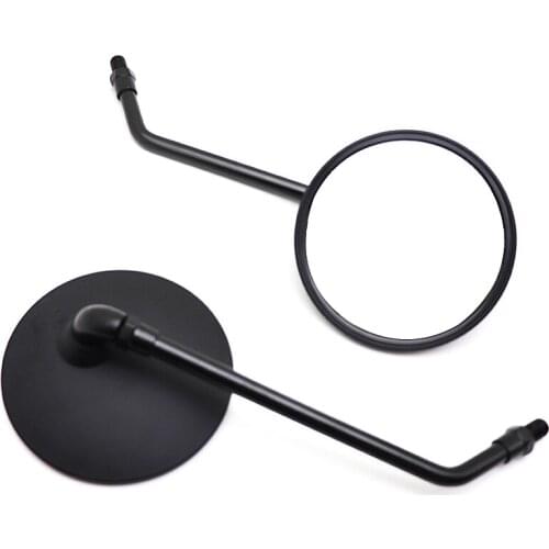 Cafer Racer Motorcycle Rearview Mirrors Retro ABS 8/10MM Universal Black Mirror For Yamaha Tracer 900 FZ25 MT 07 Kawasaki Honda