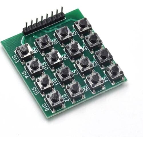 5pcs 4x4 Matrix 16 Keypad Keyboard Module 16 Button Mcu for Arduino raspberry pi rpi electronical component diy kit