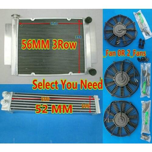 Aluminum Radiator + OilCooler FAN For Mazda RX2 RX3 RX4 RX5 RX7 Series 1 2 Savanna RX-7 S1 S2 SA/FB SA22C without Heater pipe