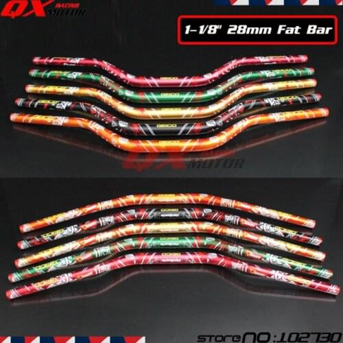 Motorcycle Motocross Aluminum 1 1/8" 28mm Handlebars Handle Tubes For CRF YZF WRF KXF KLX RMZ Dirt Bike Off-road