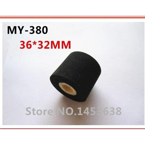 Free Shipping 36*32MM Energy Saving Black Hot Printing Ink Roll for 380f Ink Coding Machine to Print Expiry Date/Batch No
