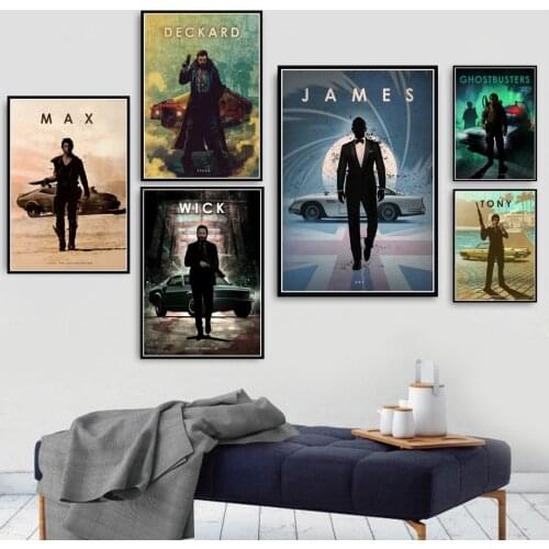 Blade Runner Movie Car Legends Canvas Painting Posters And Prints Wall Art Picture Vintage Poster Decorative Home Decor Tableau
