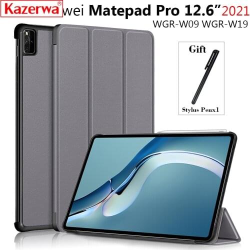 For Huawei MatePad Pro Case 12.6 inch 2021 WGR-W09 WGR-W19 Fashion Painted Smart Cover for Huawei MatePad Pro 12.6 Tablet Case