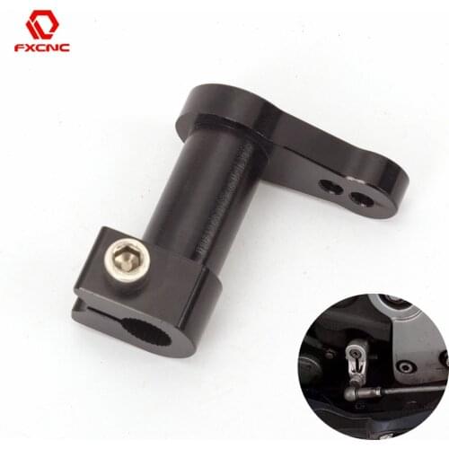 Black Adjustable Aluminum Motorcycle Foot Peg Rearset Gear Shift Shifter Arm Rod Adapter For Yamaha YZF R1 R3 R25 MT03