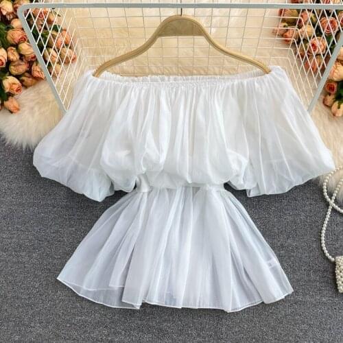 Блузки с открытыми плечами CWBshowGG China At AliExpress