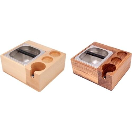 51/58MM Coffee Filter Tamper Holder Tamper Stand Wood Espresso Distributor Mat Support Base Rack