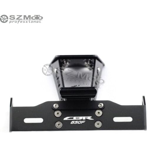 Motorcycle Tail Tidy Fender Eliminator Registration License Plate Holder frame LED Light For HONDA CBR650F CBR650 CBR 2014-2018
