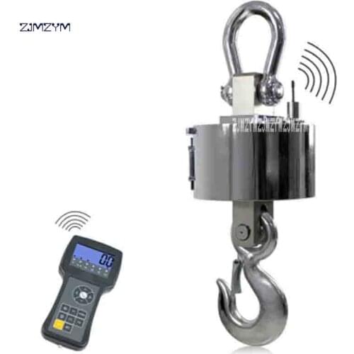 ZJMZYM New Arrival OCS-5T 5 Ton Hook Scale Wireless Digital Electronic Hanging Crane Scale With Wireless Handheld Meter 5T/2KG