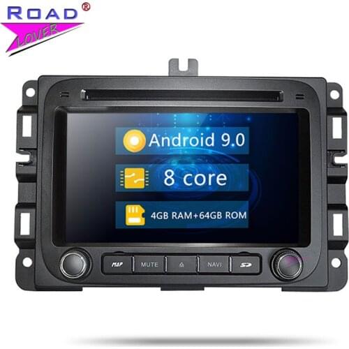 Head Unit Android 9.0 Car DVD Player Autoradio For Dodge RAM 1500 (2014- Stereo GPS Navigation Multimedia Automagnitol 1 Din