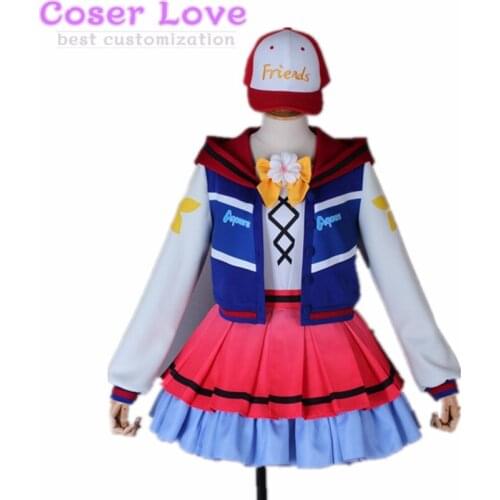 LoveLive Aqours Next SPARKLING Over the Rainbow Takami Chika Cosplay Costume Halloween Christmas Costume