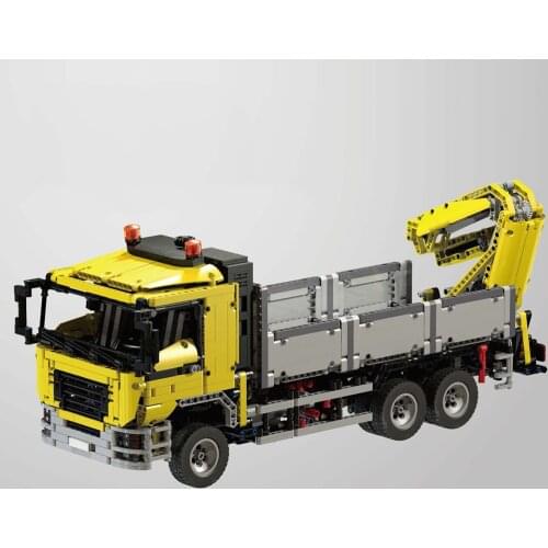 NEW MOC 4156 MAN Transport Truck MOC-4157 Power Function RC Motor Vehicle Building Blocks Toys Educational Kids Gifts