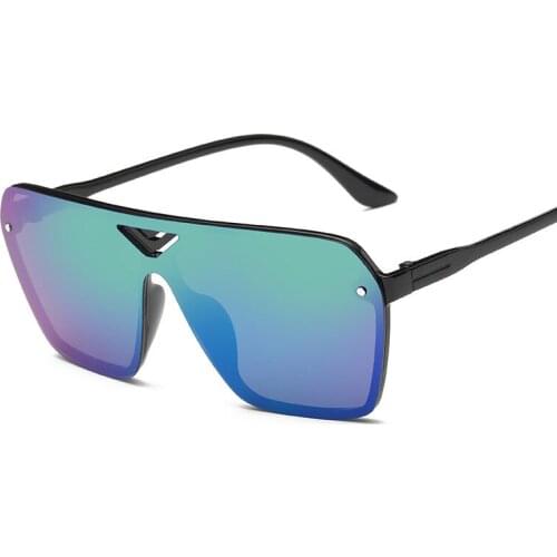 2020 new color film sunglasses men and women with the same personality trend sports shadow sunglasses uv400 Oculos de sol